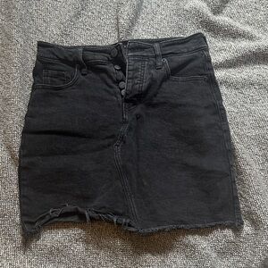 Old Navy Charcoal Denim Skirt